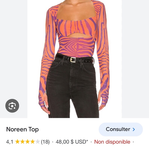 afrm top size M - Picture 1 of 3